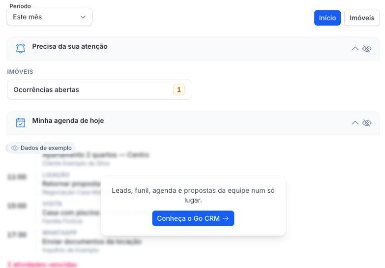Precisa da sua atenção e Minha agenda de hoje
